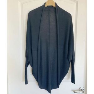 NEW White + Warren Cashmere Sweater Cardigan BLACK